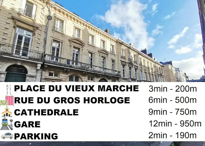 Le Palm ✧ Duplex Centre Historique Rouen